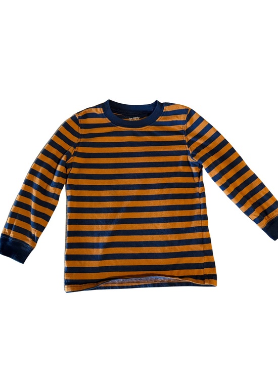 Carter's Other - Carter's Navy & Mustard Striped Long Sleeve Tee